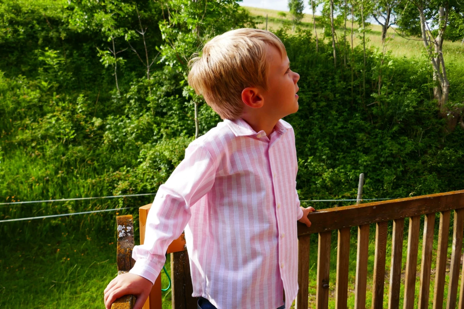 Hemd Mit Streifen In Rosa/Weiß 3 Hemd Mit Streifen In Rosa/Weiß – Bild 3