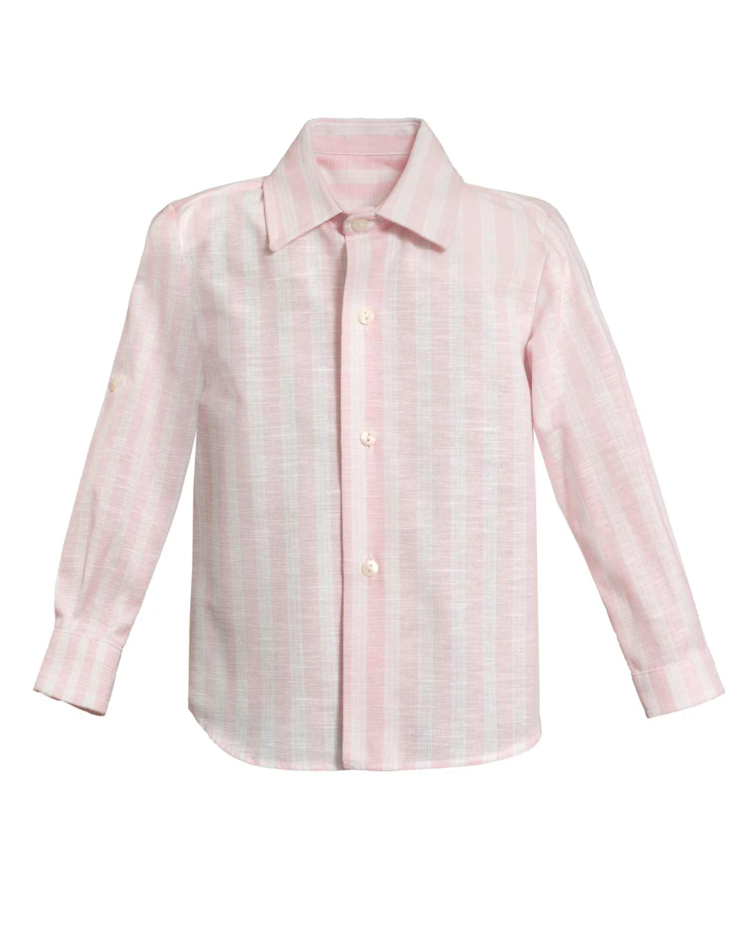 Hemd Mit Streifen In Rosa/Weiß 1 Hemd Mit Streifen In Rosa/Weiß