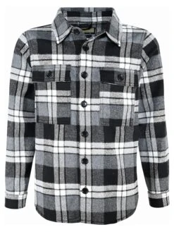 Blue Effect Hemd In Schwarz/ Weiß