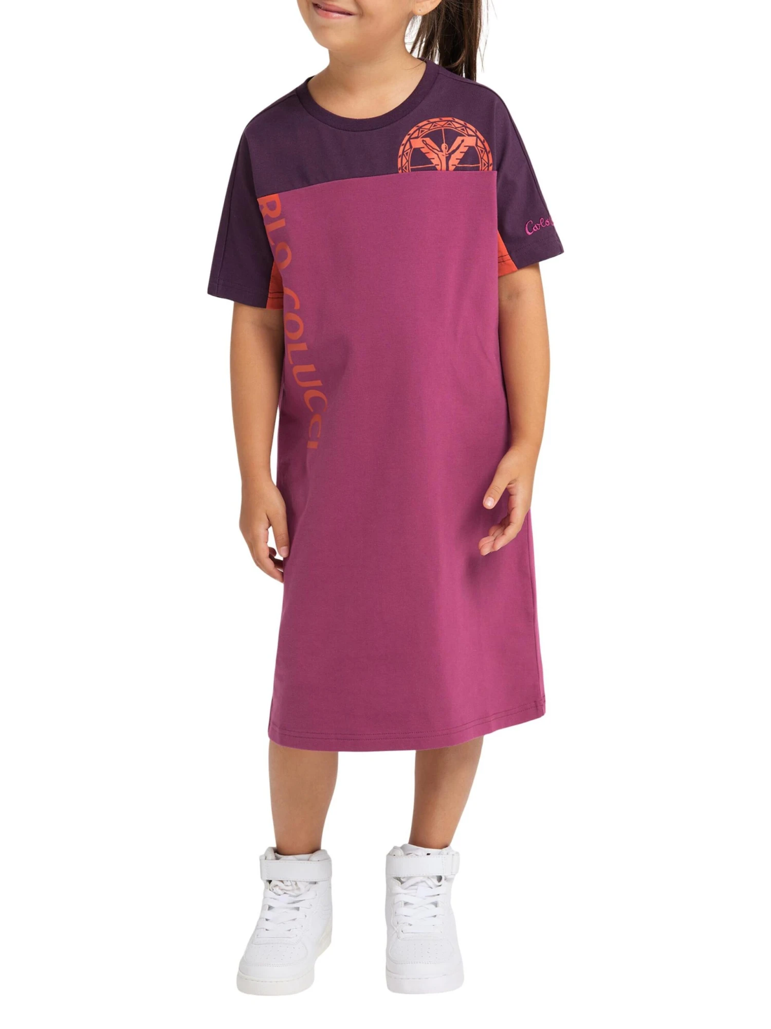 CARLO COLUCCI Kleid Canton In Lila 2 CARLO COLUCCI Kleid Canton In Lila – Bild 2