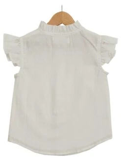 Titelseite -OshKosh Verkäufe el caballo bluse plumeti in weiss 1