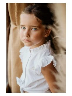 Bluse "Plumeti" In Weiß -OshKosh Verkäufe el caballo bluse plumeti in weiss 2