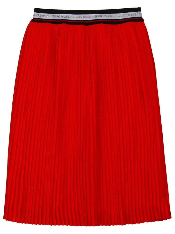 Plisseerock In Rot 2 Plisseerock In Rot – Bild 2