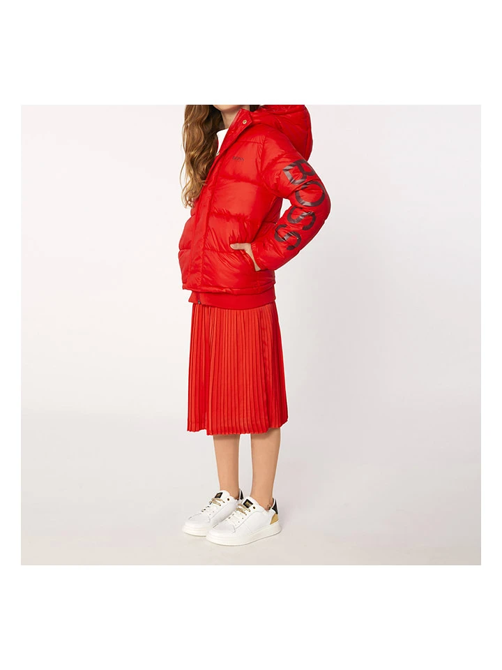 Plisseerock In Rot 3 Plisseerock In Rot – Bild 3