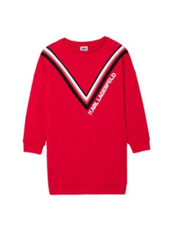 Karl Lagerfeld Kids Kleid In Rot