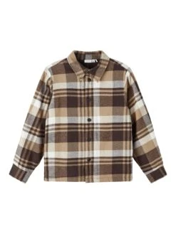 NAME IT Überhemd Gefüttert In Affogat