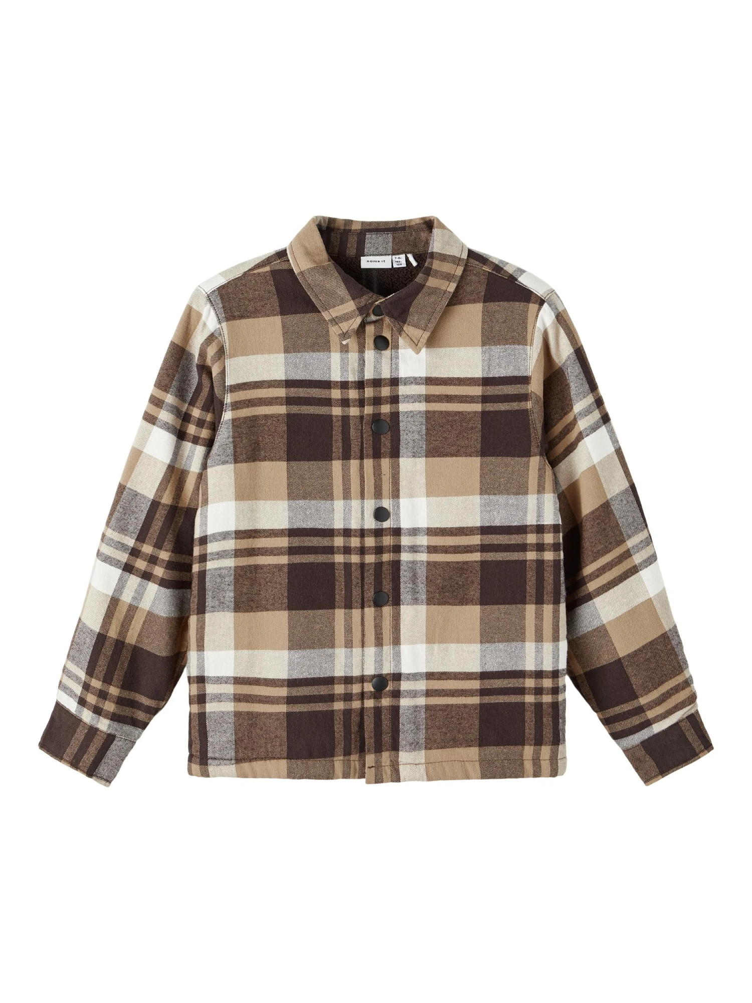 NAME IT Überhemd Gefüttert In Affogat 1 NAME IT Überhemd Gefüttert In Affogat