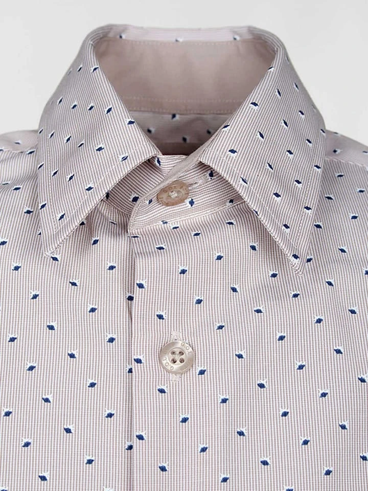 Hemd - Slim Fit - In Beige 3 Hemd - Slim Fit - In Beige – Bild 3