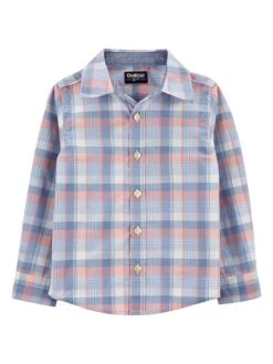 OshKosh Hemd In Blau/ Orange