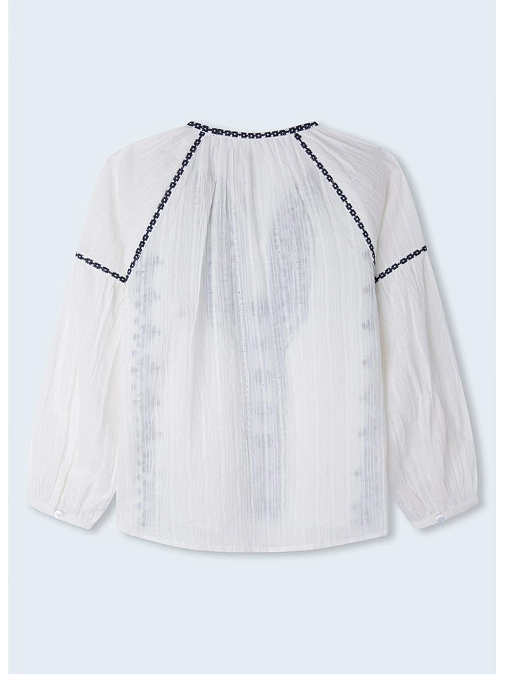 Pepe Jeans Bluse "Laly" In Weiß 2 Pepe Jeans Bluse "Laly" In Weiß – Bild 2