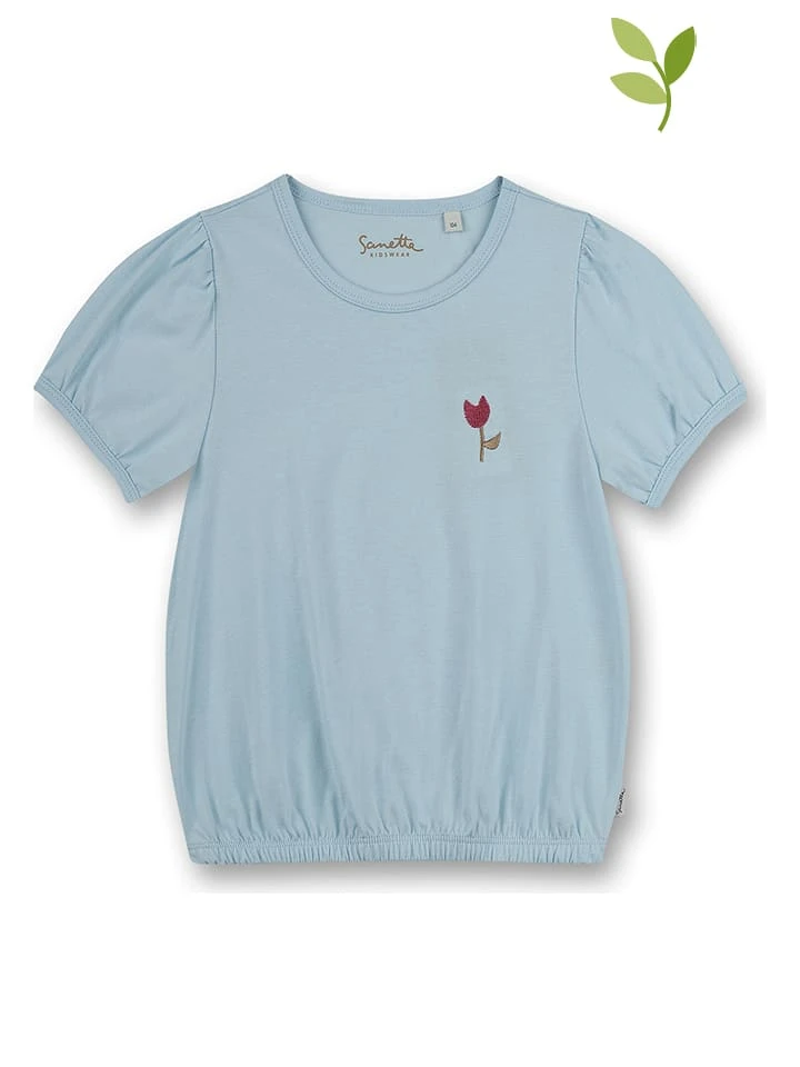 Shirt "Flower" In Hellblau 1 Shirt "Flower" In Hellblau