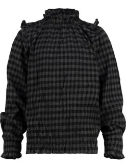 Vingino Bluse In Anthrazit/ Grau